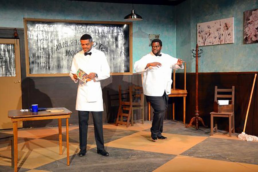 Sam and Willie practice their steps in "Master Harold" .... and the boys by Athol Fugard.