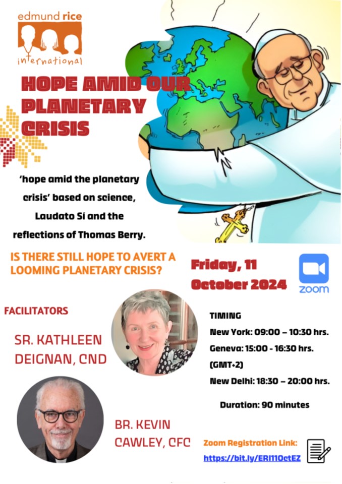 Flyer for Planetary Crisis event