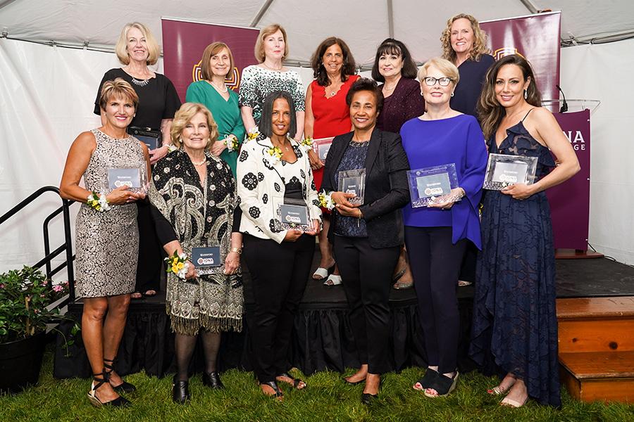 The honorees at the 2021 Gala hold their awards.