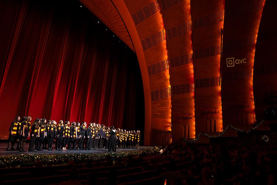 The Iona singers at Radio City Music hall.