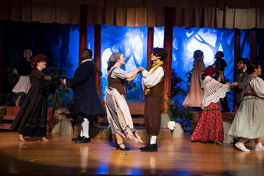 The Iona Players performing Into the Woods.