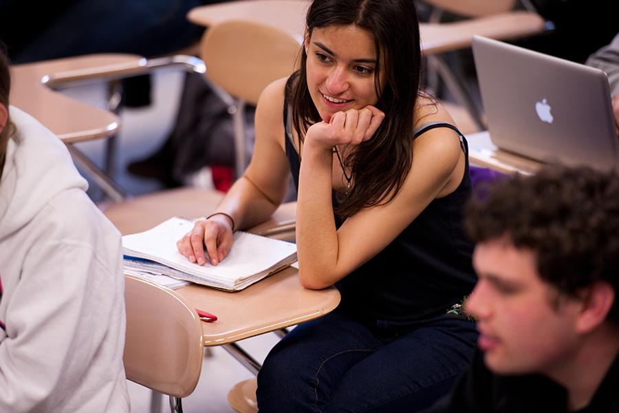 A student in a school psychology class.