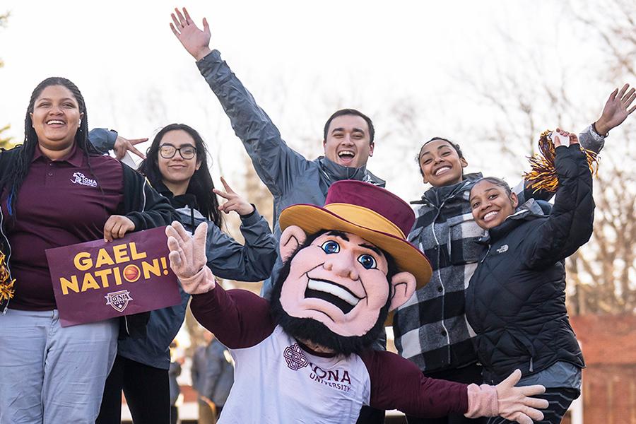 Killian and Gael Guides on Accepted Students Day.