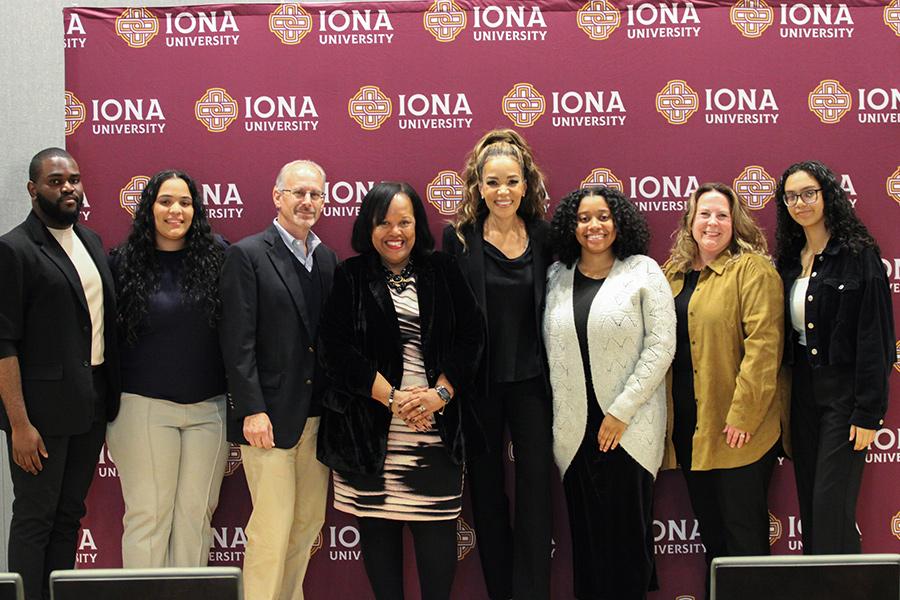 A group photo with Sunny Hostin.