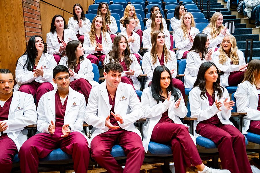 A nursing event on the Bronxville Campus.