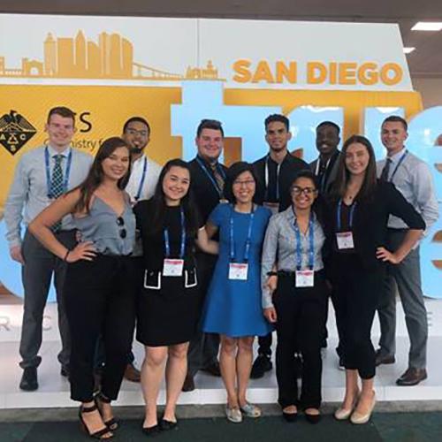 Chemistry/Biochemistry students at the 2019 ACS National Meeting.
