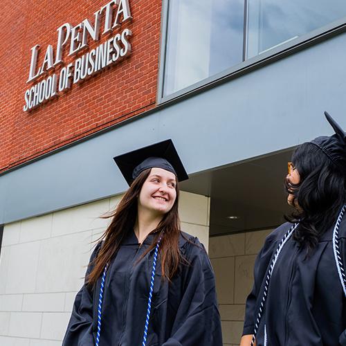 Graduates outside of the LaPenta School of Business.