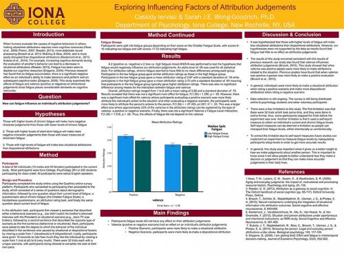 Cassidy Iervasi poster presentation.