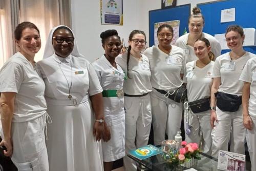 Iona and Ghanaian nurses in Ghana.