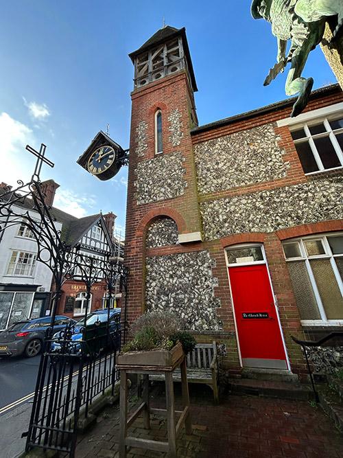 An old church in England.